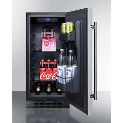 Summit Beverage Center Summit 15" Wide Outdoor All-Refrigerator SPR316OSCSS