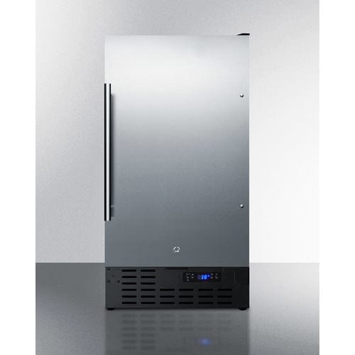 Summit Refrigerators Summit 18" Wide Built-In All-Refrigerator, ADA Compliant FF1843BCSSADA