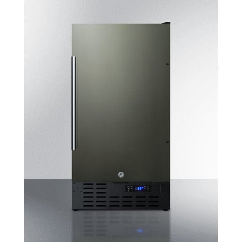 Summit Refrigerators Summit 18" Wide Built-In All-Refrigerator, ADA Compliant FF1843BKSADA