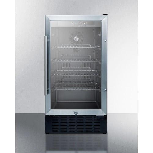 Summit Beverage Center Summit 18" Wide Built-In Beverage Center, ADA Compliant SCR1841BCSSADA