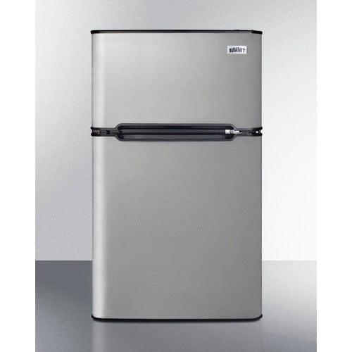 Summit Refrigerators Summit 19" Wide 2-Door Refrigerator-Freezer, ADA Height CP34BSSADA