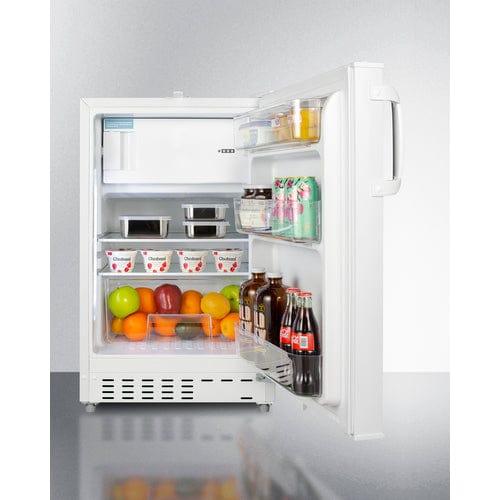 Summit Refrigerators Summit 20" Wide Built-in Refrigerator-Freezer, ADA Compliant ALRF48