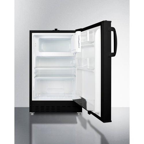 Summit Refrigerators Summit 20" Wide Built-in Refrigerator-Freezer, ADA Compliant ALRF49B