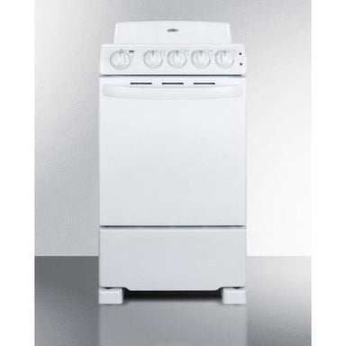 Summit Electric Coil Ranges Summit 20" Wide Electric Coil Range RE203W