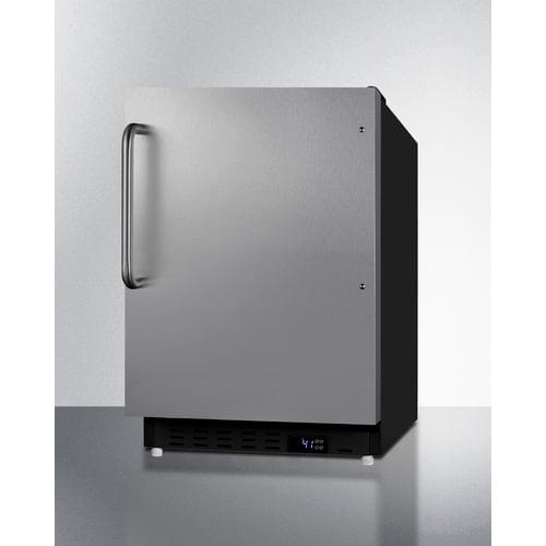 Summit Refrigerators Summit 21&quot; Wide Built-In All-Refrigerator, ADA Compliant ALR47BSSTB