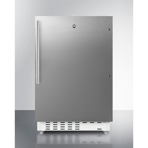 Summit Refrigerators Summit 21&quot; Wide Built-in Refrigerator-Freezer, ADA Compliant ALRF48SSHV