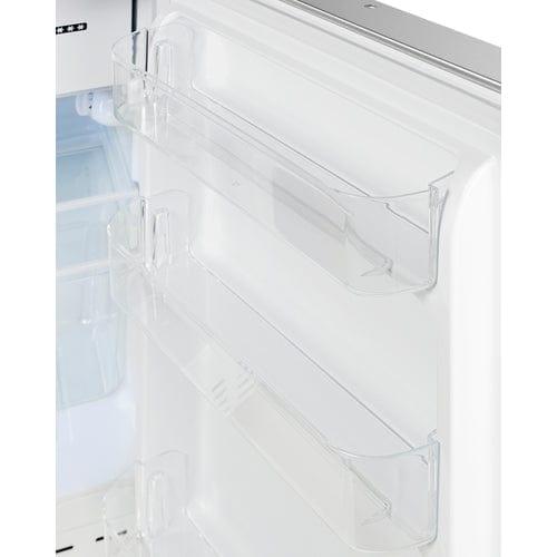 Summit Refrigerators Summit 21" Wide Built-in Refrigerator-Freezer, ADA Compliant ALRF48SSHV