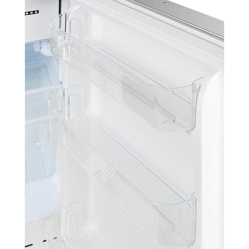 Summit Refrigerators Summit 21&quot; Wide Built-in Refrigerator-Freezer, ADA Compliant ALRF48SSTB
