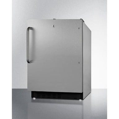 Summit Refrigerators Summit 21" Wide Built-in Refrigerator-Freezer, ADA Compliant ALRF49BCSS