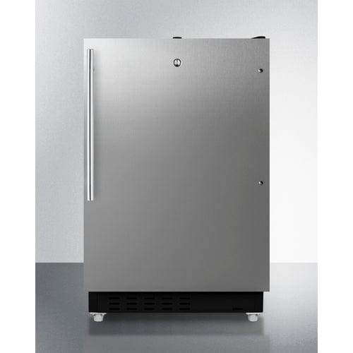 Summit Refrigerators Summit 21" Wide Built-in Refrigerator-Freezer, ADA Compliant ALRF49BCSSHV