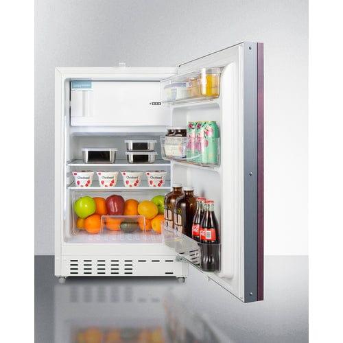 Summit Refrigerators Summit 21" Wide Built-in Refrigerator-Freezer, ADA Compliant (Panel Not Included) ALRF48IF