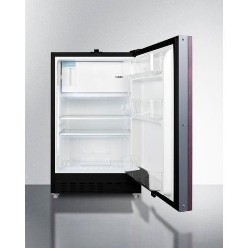 Summit Refrigerators Summit 21" Wide Built-in Refrigerator-Freezer, ADA Compliant (Panel Not Included) ALRF49BIF