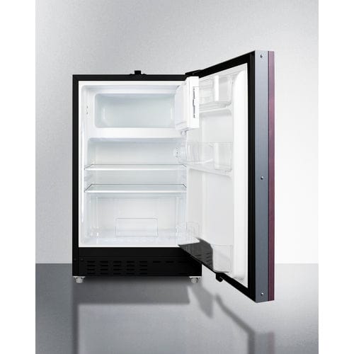 Summit Refrigerators Summit 21&quot; Wide Built-in Refrigerator-Freezer, ADA Compliant (Panel Not Included) ALRF49BIF