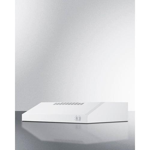 Summit Range Hoods Summit 24" Under Cabinet Convertible Range Hood, ADA Compliant HC24WWADA
