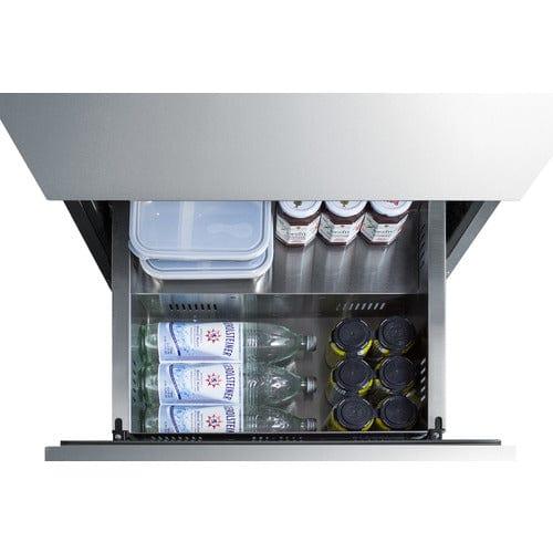 Summit Refrigerators Summit 24" Wide 2-Drawer All-Refrigerator, ADA Compliant