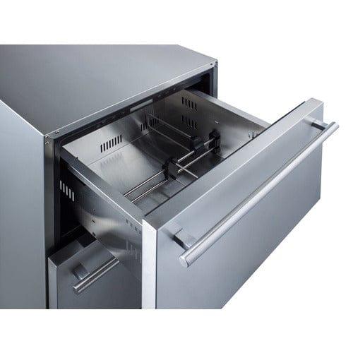 Summit Refrigerators Summit 24" Wide 2-Drawer All-Refrigerator, ADA Compliant ADRD24