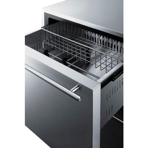 Summit Outdoor All-Refrigerator Summit 24" Wide 2-Drawer All-Refrigerator SPR627OS2D