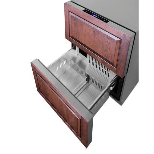 Summit Refrigerators Summit 24" Wide 2-Drawer Refrigerator-Freezer, ADA Compliant ADRF244CSS