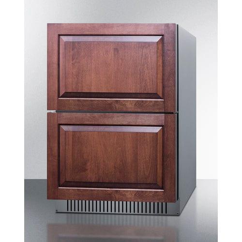Summit Refrigerators Summit 24" Wide 2-Drawer Refrigerator-Freezer, ADA Compliant ADRF244CSS