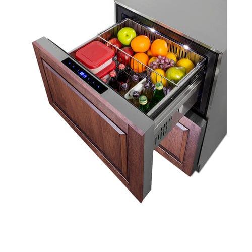 Summit Refrigerators Summit 24" Wide 2-Drawer Refrigerator-Freezer, ADA Compliant ADRF244CSS