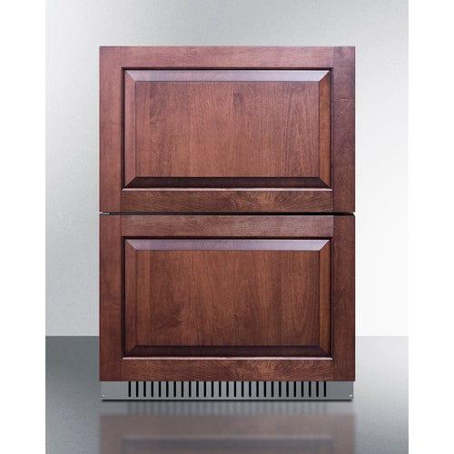 Summit Refrigerators Summit 24" Wide 2-Drawer Refrigerator-Freezer, ADA Compliant ADRF244CSS
