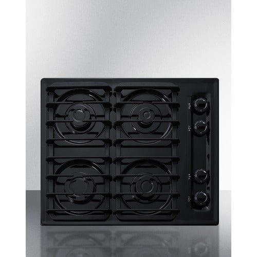Summit Summit 24" Wide 4-Burner Gas Cooktop TTL033S