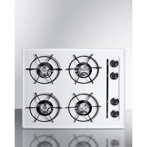 Summit Summit 24" Wide 4-Burner Gas Cooktop WNL03P