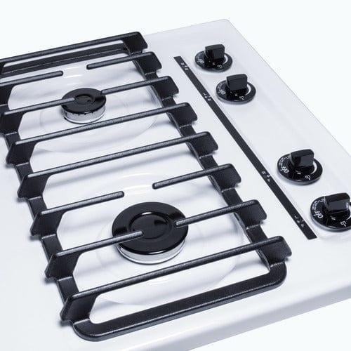 Summit Gas Cooktop Summit 24" Wide 4-Burner Gas Cooktop WTL033S