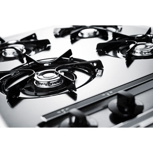 Summit Gas Cooktop Summit 24&quot; Wide 4-Burner Gas Cooktop ZNL033