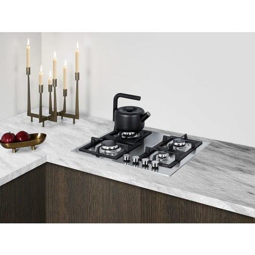 Summit Gas Cooktop Summit 24" Wide 4-Burner Natural Gas Cooktop (Stainless Steel) GCJ4SS