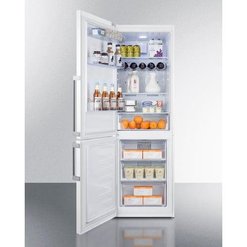Summit Refrigerators Summit 24" Wide Bottom Freezer Refrigerator FFBF241WLHD