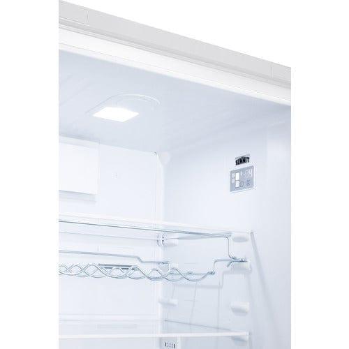 Summit Refrigerators Summit 24" Wide Bottom Freezer Refrigerator FFBF241WLHD