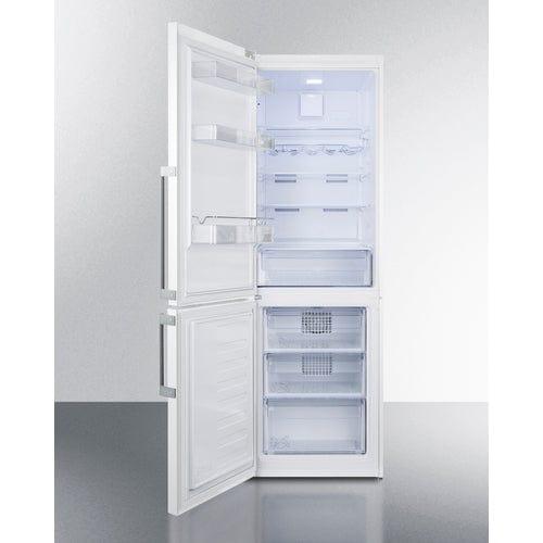 Summit Refrigerators Summit 24" Wide Bottom Freezer Refrigerator FFBF241WLHD