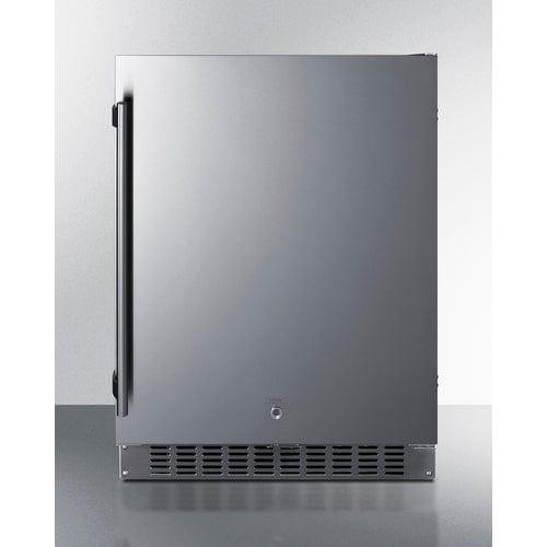 Summit Freezers Summit 24" Wide Built-In All-Refrigerator, ADA Compliant ASDS2413CSS