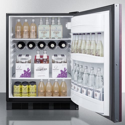Summit Refrigerators Summit 24&quot; Wide Built-In All-Refrigerator, ADA Compliant (Panel Not Included) AR5BIF