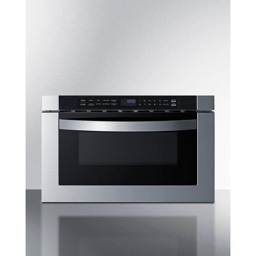 Summit Microwave Summit 24" Wide Built-In Drawer Microwave MDR245SS
