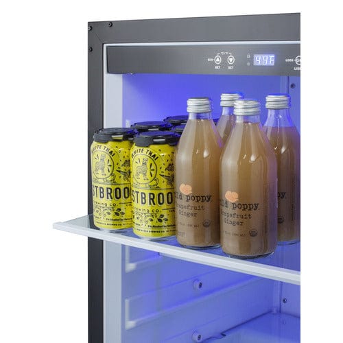 Summit Outdoor Beverage Cooler Summit 24&quot; Wide Built-In Outdoor All-Refrigerator SPR623OS