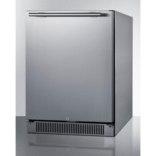 Summit Outdoor All-Refrigerator Summit 24&quot; Wide Built-In Outdoor All-Refrigerator SPR623OSCSS