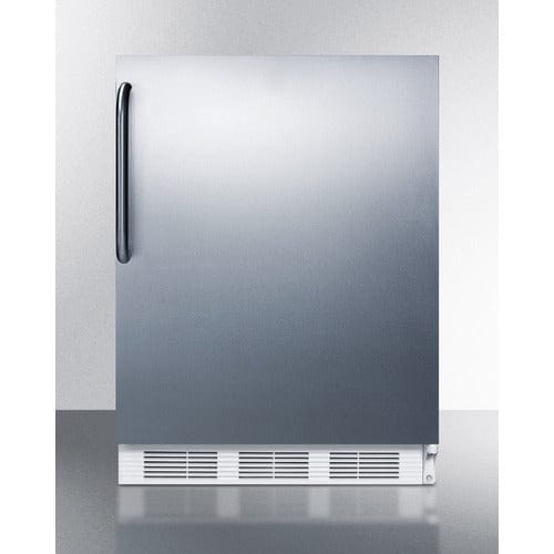 Summit Refrigerators Summit 24&quot; Wide Built-In Refrigerator-Freezer, ADA Compliant CT661WCSSADA