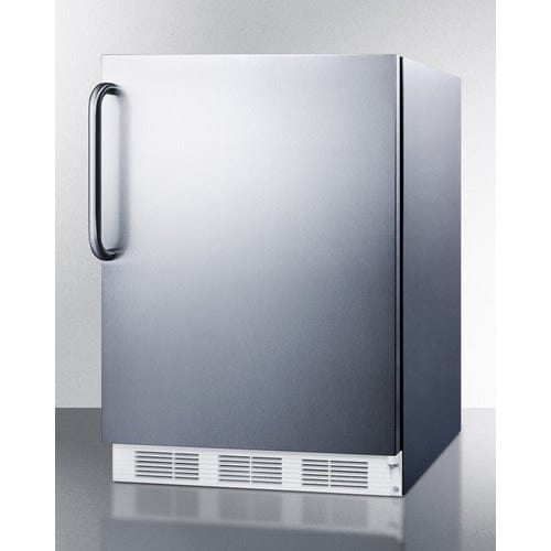 Summit Refrigerators Summit 24&quot; Wide Built-In Refrigerator-Freezer, ADA Compliant CT661WCSSADA