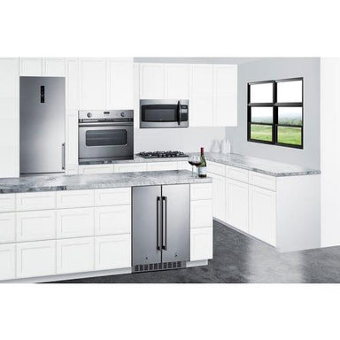 Summit Refrigerators Summit 24" Wide Built-In Refrigerator-Freezer FFRF24SSCSS