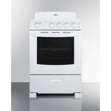 Summit Electric Coil Ranges Summit 24" Wide Electric Coil Range RE2411W