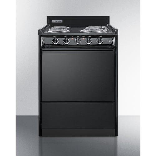 Summit Summit 24" Wide Electric Coil Range TEM610C