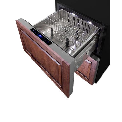 Summit Refrigerators Summit 24" Wide Outdoor 2-Drawer Refrigerator-Freezer, ADA Compliant ADRF244OS