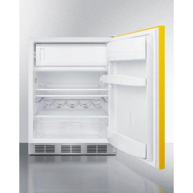 Summit Refrigerators Summit 24" Wide Refrigerator-Freezer, ADA Compliant BRF611WHY