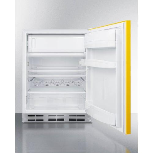 Summit Refrigerators Summit 24" Wide Refrigerator-Freezer, ADA Compliant BRF611WHY