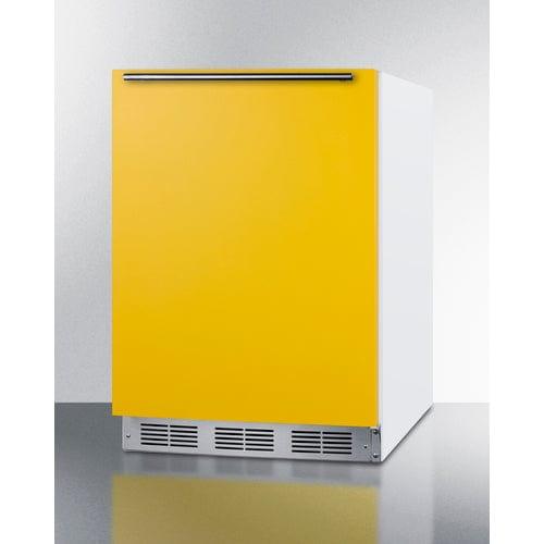 Summit Refrigerators Summit 24" Wide Refrigerator-Freezer, ADA Compliant BRF611WHYADA