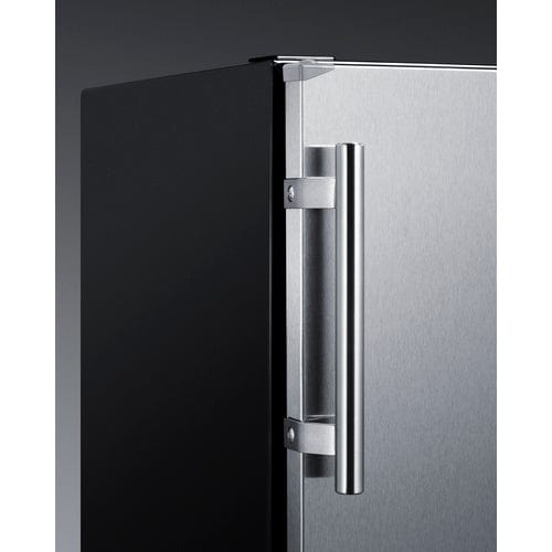 Summit Refrigerators Summit 24&quot; Wide Refrigerator-Freezer, ADA Compliant CT66BK2SSADALHD