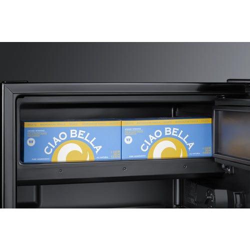 Summit Refrigerators Summit 24" Wide Refrigerator-Freezer, ADA Compliant (Panel Not Included) CT66BK2SSIFADA