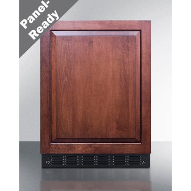 Summit Refrigerators Summit 24" Wide Refrigerator-Freezer, ADA Compliant (Panel Not Included) CT66BK2SSIFADALHD